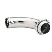 COUDE INOX BOULE MALE D120+LIGATURE